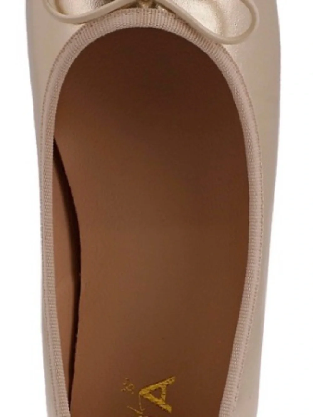 Youth Girls Metallic Bow Flats